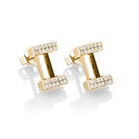 Orecchini Marcello Pane Donna Letters in Argento Zaffiro ORYL001G - ORYL001G